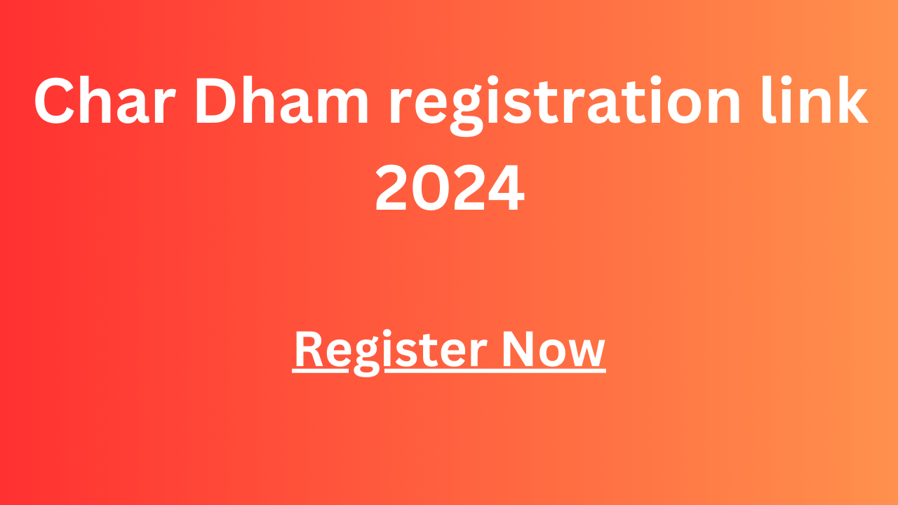 Char Dham registration link